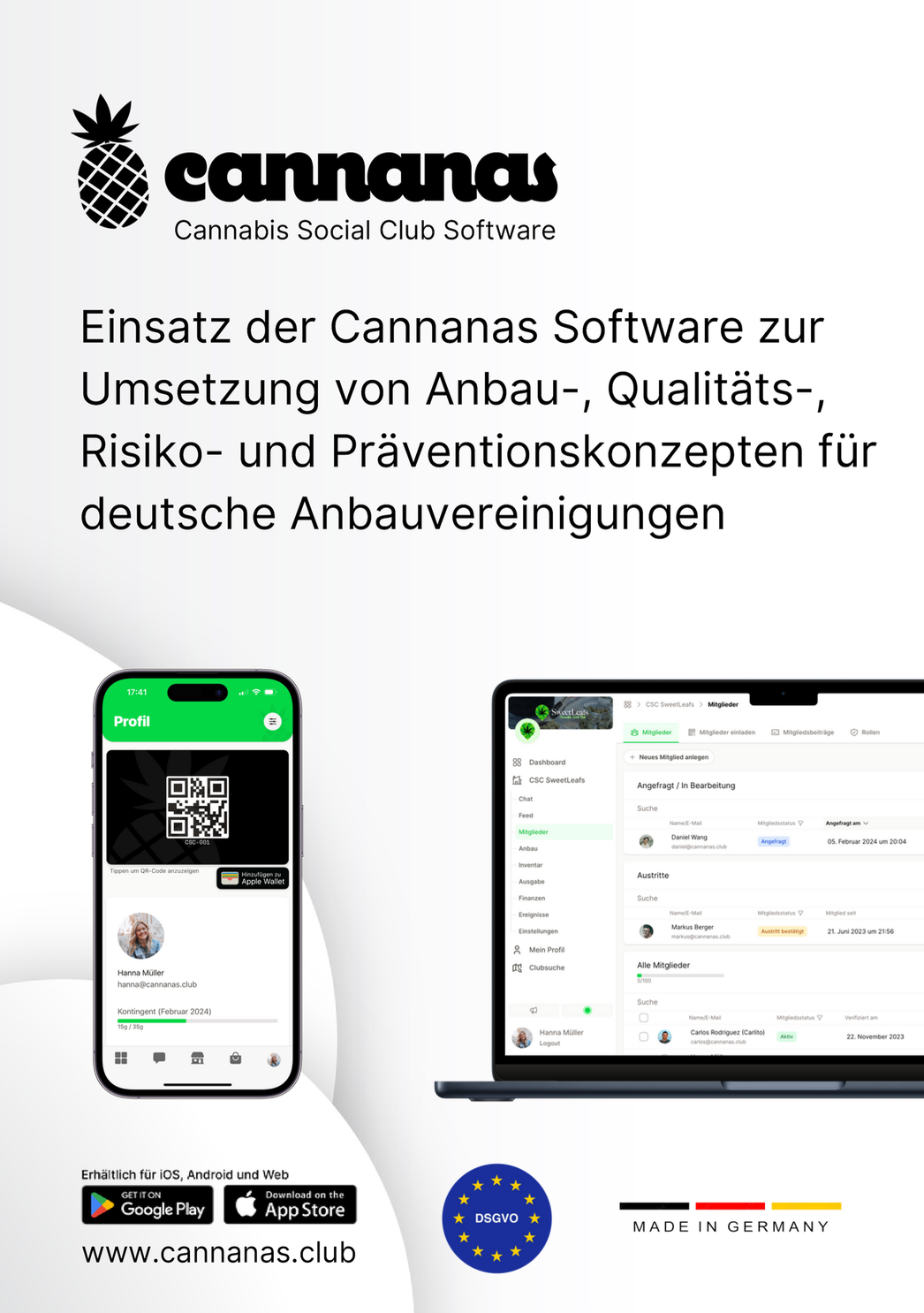 Cannanas Softwarekonzept